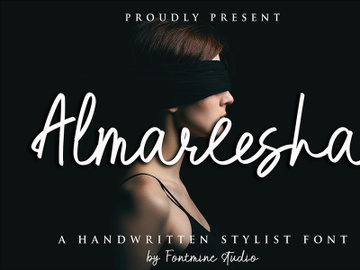 Almareesha - Stylist Signature Handwritting Font preview picture