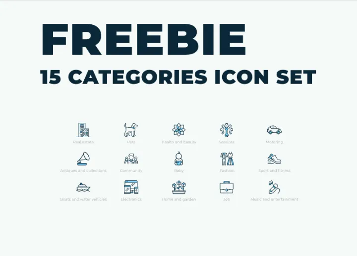 [Free] Icon Set Categories
