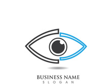 Branding Identity Corporate Eye Care vector logo design