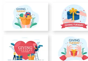 13 Giving Tuesday Celebration Illustration
