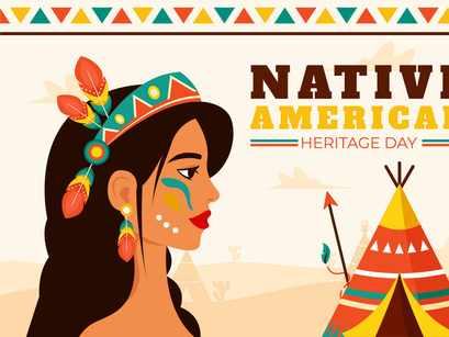 11 Native American Heritage Day Illustration