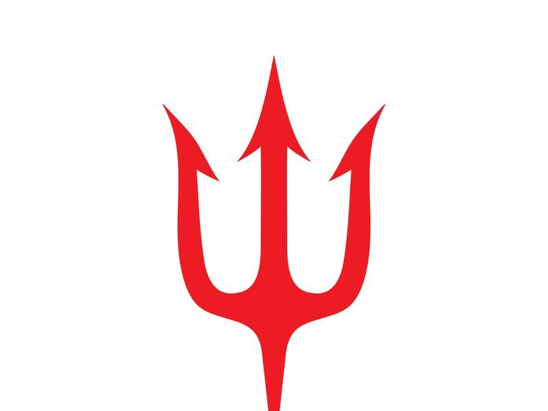 Mystic Trident Emblem Of Power magic trisula