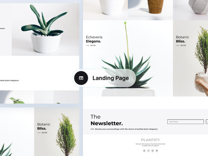 Plantify | Plant Shop Landing Page UI Kit