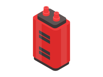 Isometric battery preview picture