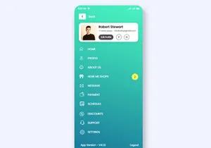 Nearby Shops and Services mobile app UI Kit