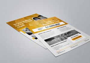 Charity Donation Marketing Flyer