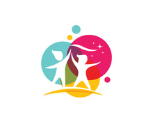 Kids concept illustration design