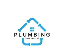 Plumbing logo vector design template. water pipe logo design.Leaking water logotype,Design Concept, Creative Symbol, Icon