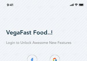 Vega - Food Delivery Mobile App UI