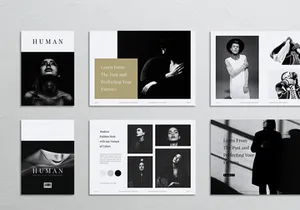 HUMAN Minimalist Lookbook Magazines