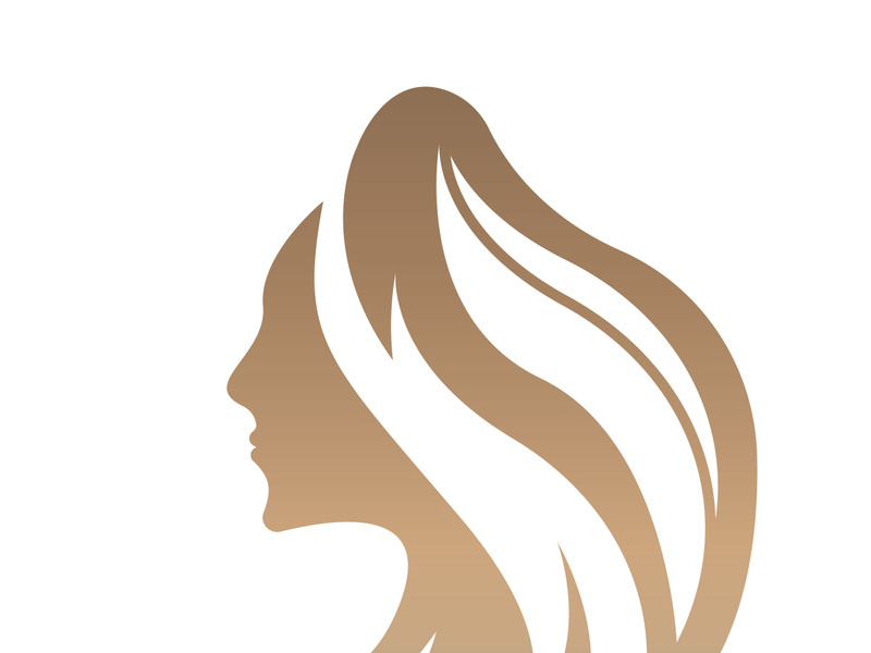 Women beauty, salon, spa, hair minimalist logo design inspiration