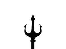 Trident Logo Template vector icon illustration design