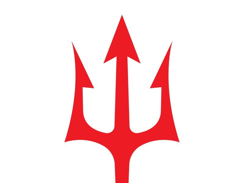 Mystic Trident Emblem Of Power magic trisula