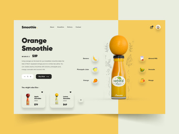 Smoothie Web Application Design preview picture