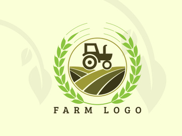 Tractor logo or farm logo, suitable for any business related to agriculture industries. preview picture