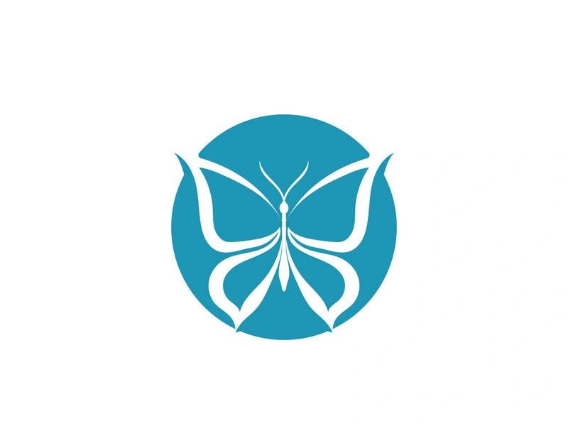 Butterfly icon designbeauty; bright; butterfly; circle; color; colorful; concept; cosmetics; creative; design; element; fashion; flying; business; corporate; floral; flourish; flower;