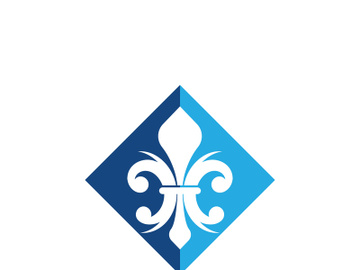 Fleur de lis vector icon design preview picture