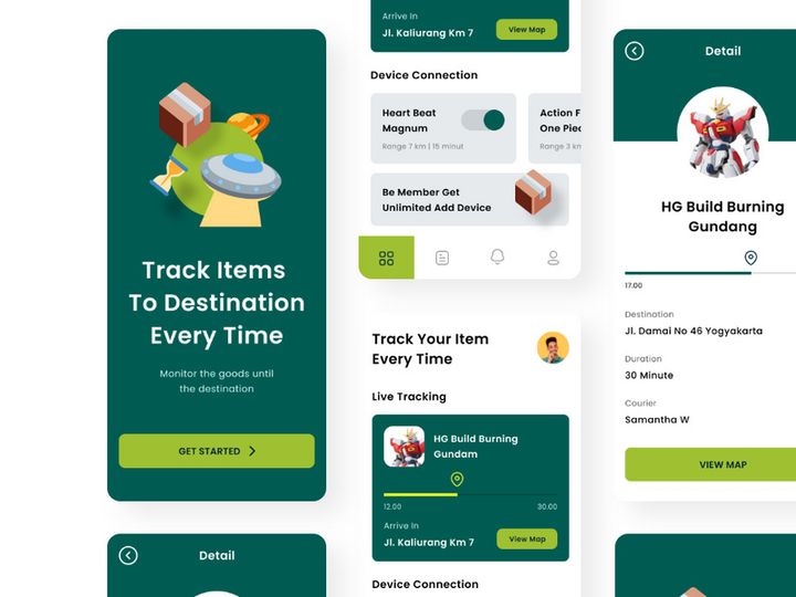 Pista - Tracking Item Mobile App
