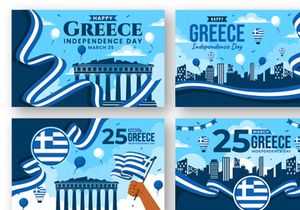 12 Greece Independence Day Illustration