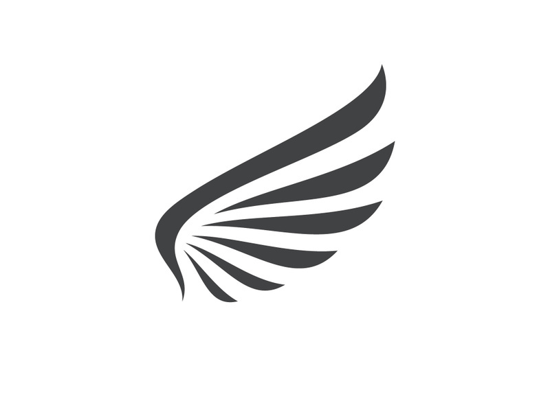 Wing  logo icon vector illustration