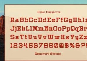 Mojave | Western Slab Serif