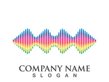 Sound waves set vector illustration icon design