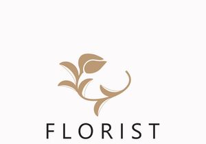 Flower logo design Floral emblem. Cosmetics, Spa, Beauty salon identity, Boutique and wedding invitations