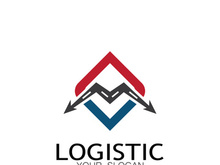 logistics logo icon illustration vector design  distribution symbol  delivery of goods  economy  finance