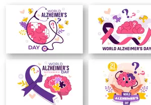 10 World Alzheimer's Day Illustration