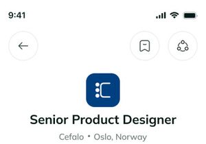 Job Finding app design kit