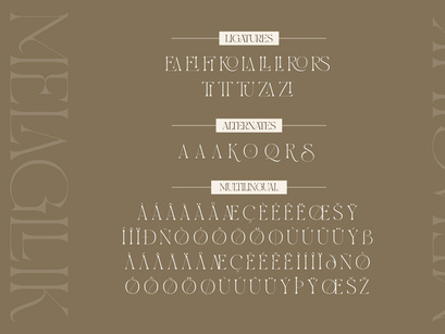 Melagllik Modern Serif