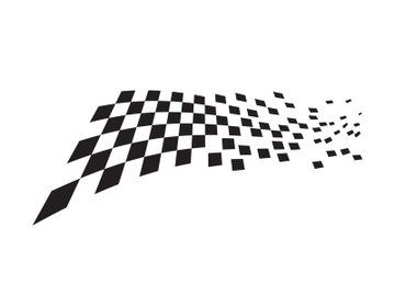 Race flag design illustration preview picture