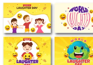 15 World Laughter Day Illustration