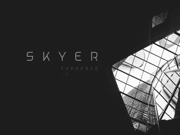 Skyer Typeface preview picture