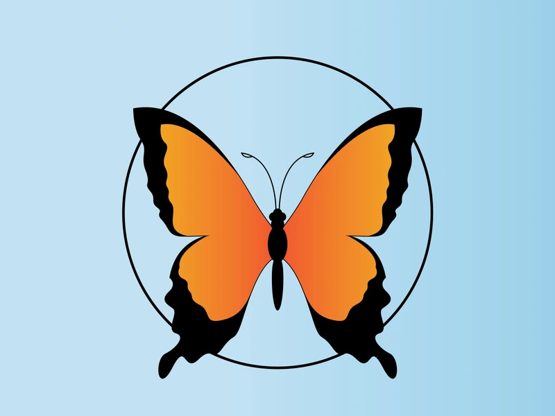 Butterfly logo design