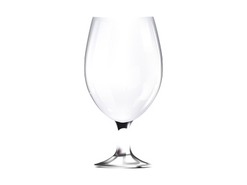 Glass goblet for craft beer realistic vector illustration preview picture