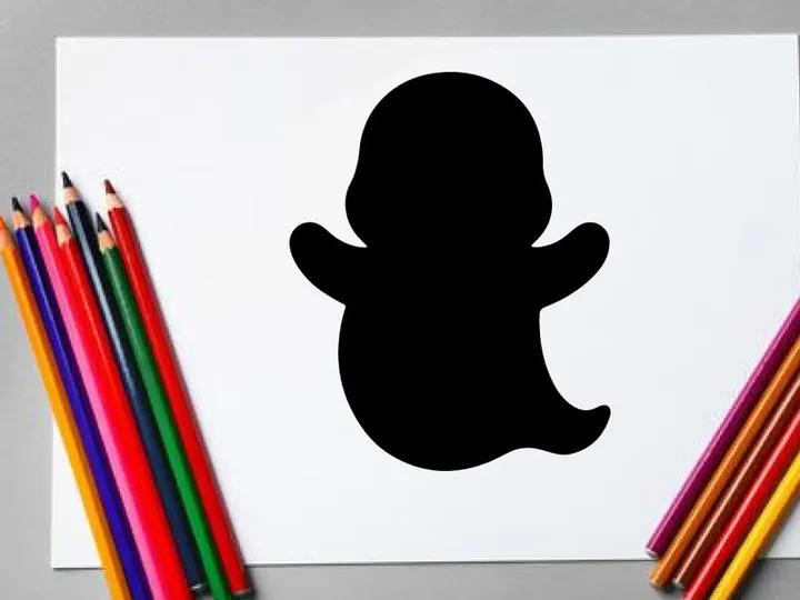 Cute cartoon baby whale silhouette for childrens design or education