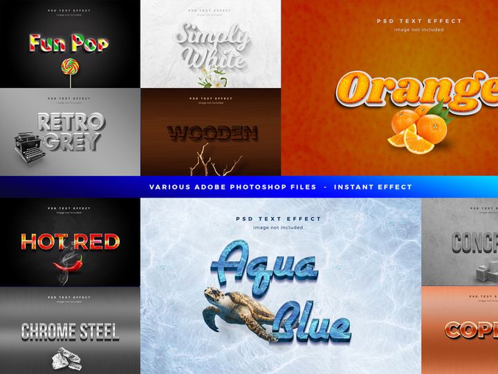 Various Text Effect Style