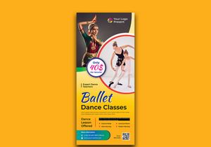 Dance Classes Roll Up Banner