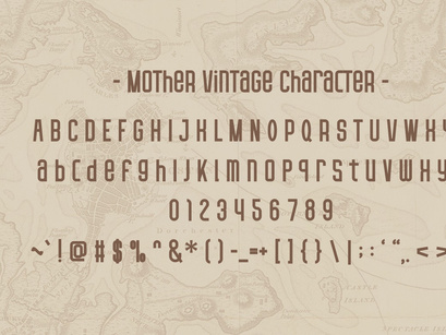 Mother Vintage - Display Font