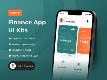 FinPro - Finance Apps UI Kit preview picture