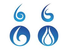 Water drop Logo Template vector illustration design