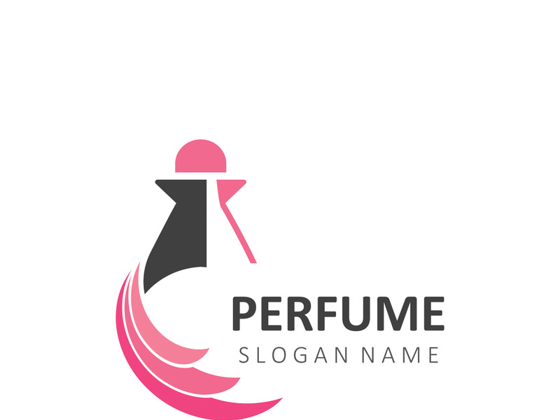 Luxury Perfume logo image cosmetic fragrance shop and business vector design