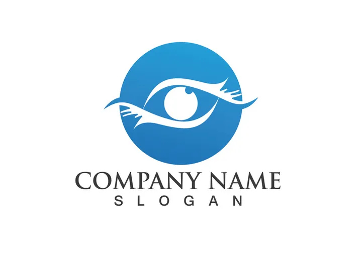 Eye Care vector logo design