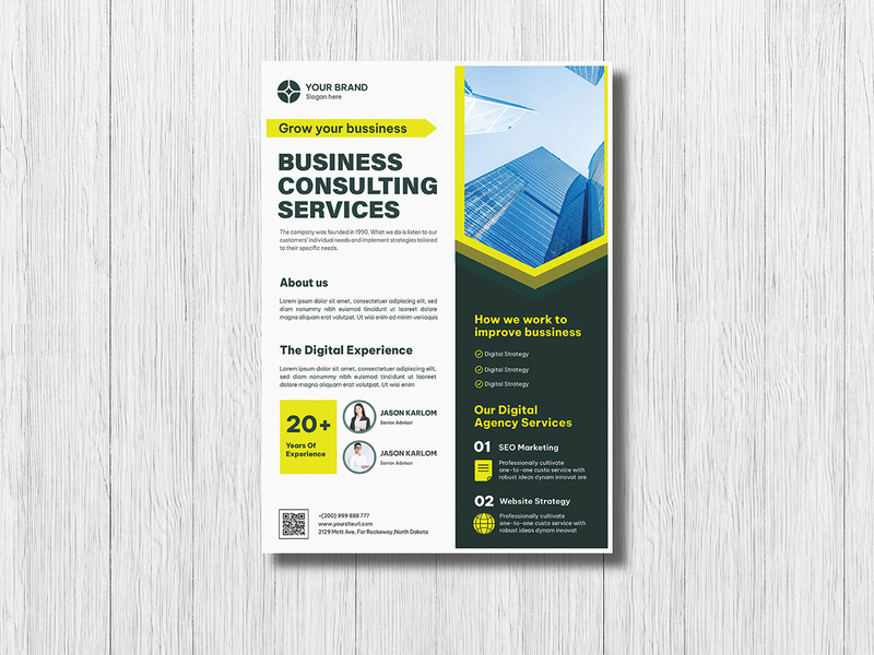 Business Flyer Illustration Template