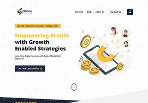 Digital Marketing Web Page