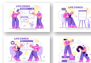 18 Life Coach Illustration
