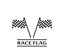 Race flag logo