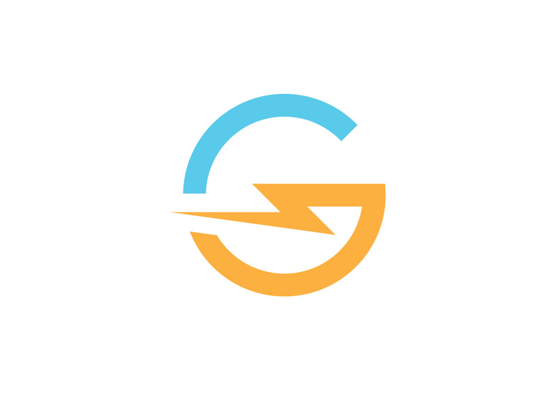 initials G logo icon Vector  design template