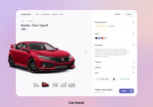 Carent - Car Rental Dashboard Saas App